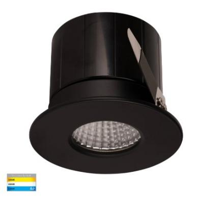 Prime - Black Fixed 3CCT LED Downlight IP54